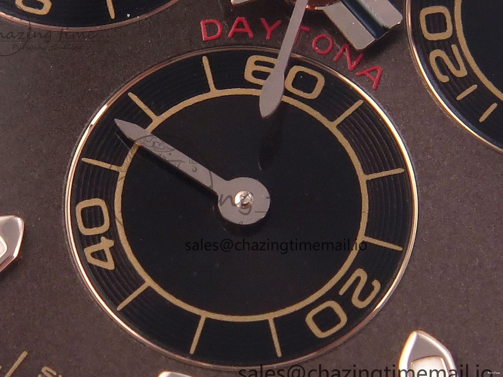 MiroTime 0302 Daytona 116505 KING 1:1 Best Edition Chocolate Dial on RG Bracelet SH OdorResistant 1932
